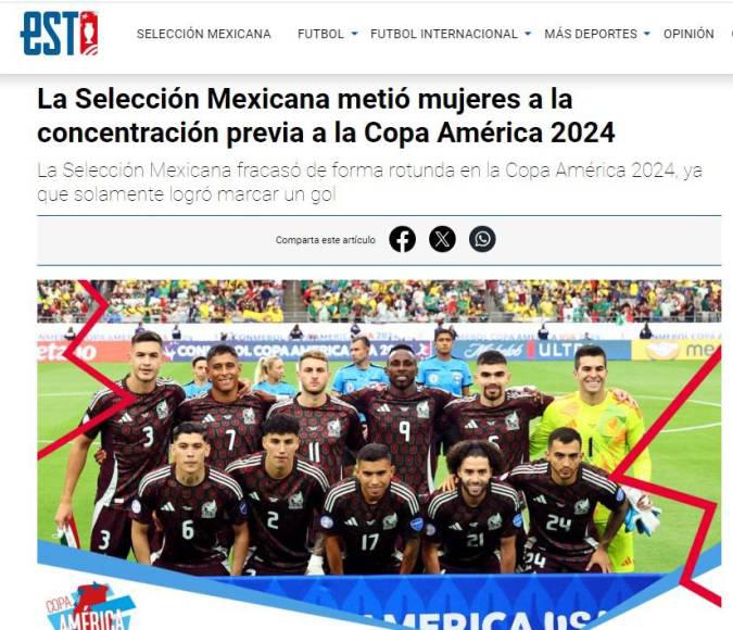Selección Mexicana “metió mujeres al hotel” en la Copa América: “Iban y venían, subían y bajaban de las habitaciones”