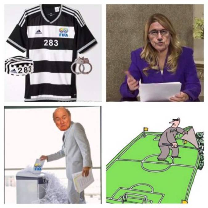 Los memes sobre el escándalo de corrupción en la FIFA