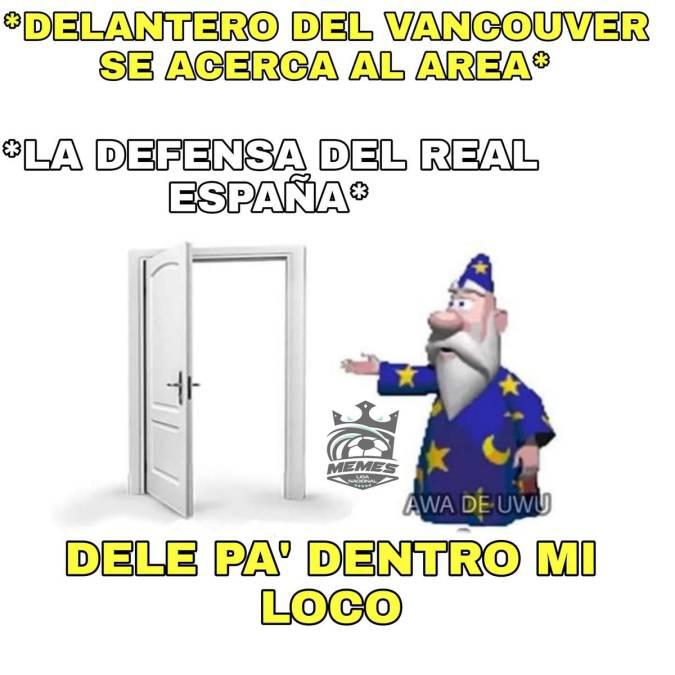 Atlas y Real España son víctimas de los memes tras las palizas que recibieron de Olimpia y Vancouver