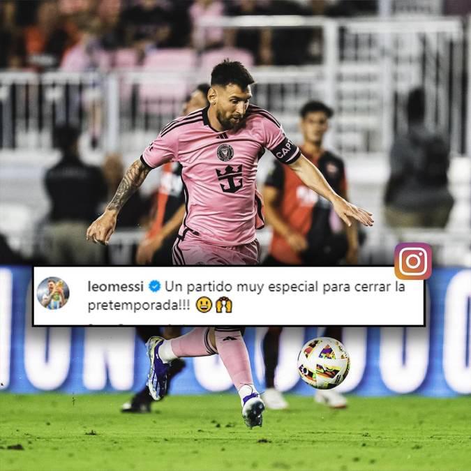 Beso a Messi, lindo gesto de Leo con Newell’s y el jugador que se llevó la camisa del “10” en su partido más especial