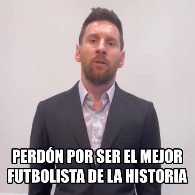 No se olvidaron de Cristiano Ronaldo: Así fueron los jocosos memes de Messi en la gala del balón de Oro 2023