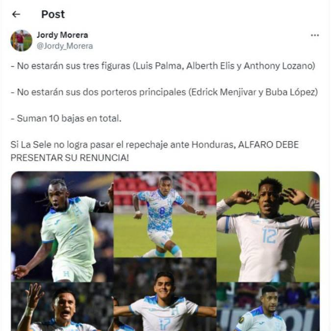 ”Si no se logra pasar ante Honduras, Gustavo Alfaro debe renunciar”, Prensa Costarricense mete presión tras las bajas de La H