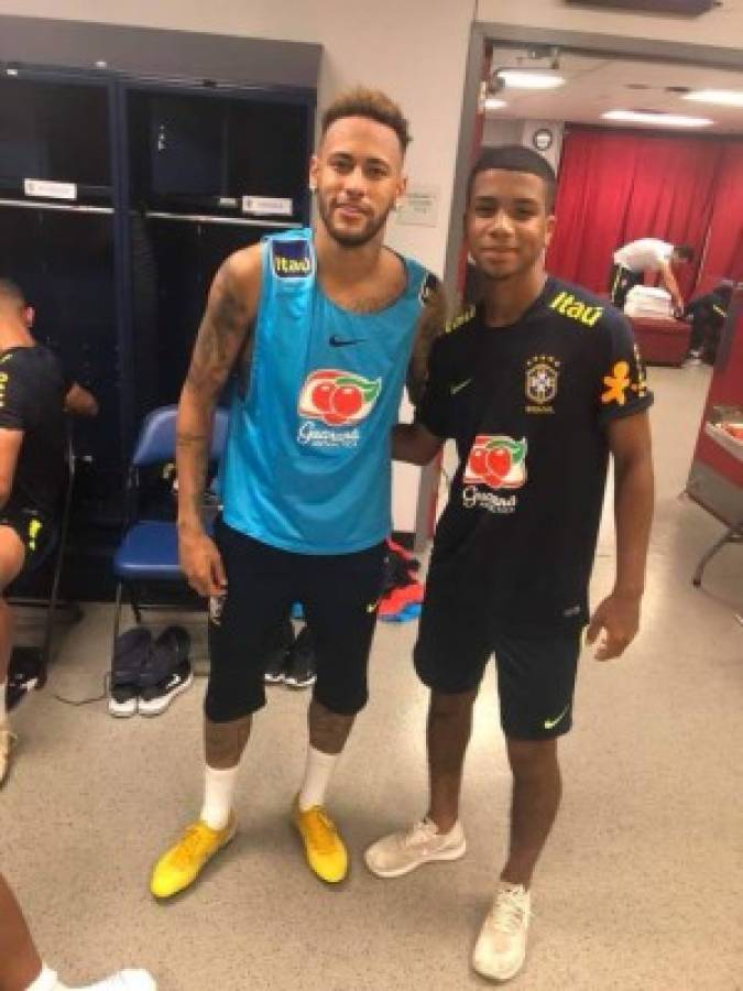 En fotos: El hondureño que se codeó con los cracks de la Selección de Brasil