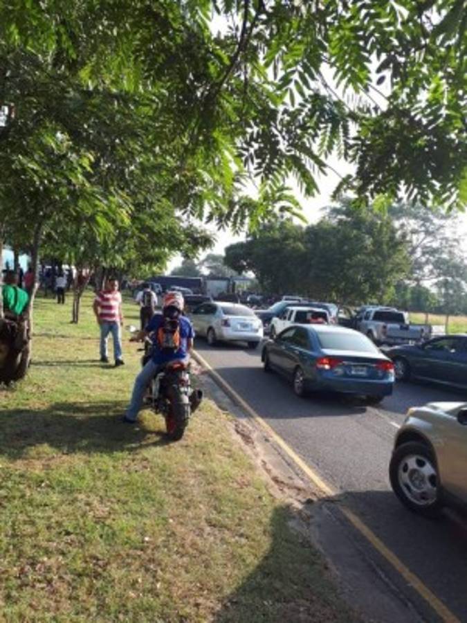 Las imágenes del sorpresivo paro de transporte en varias ciudades de Honduras