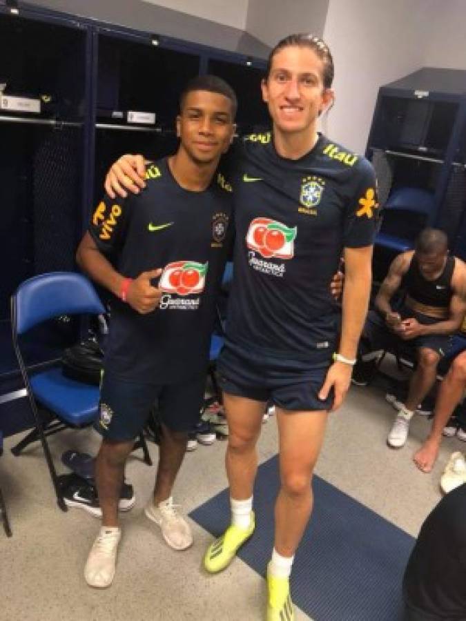 En fotos: El hondureño que se codeó con los cracks de la Selección de Brasil