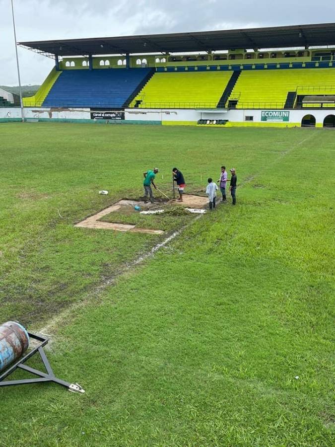 ¡Deslumbrante! Olancho FC transforma el estadio Juan Ramón Brevé de Juticalpa previo a su debut en Liga Nacional