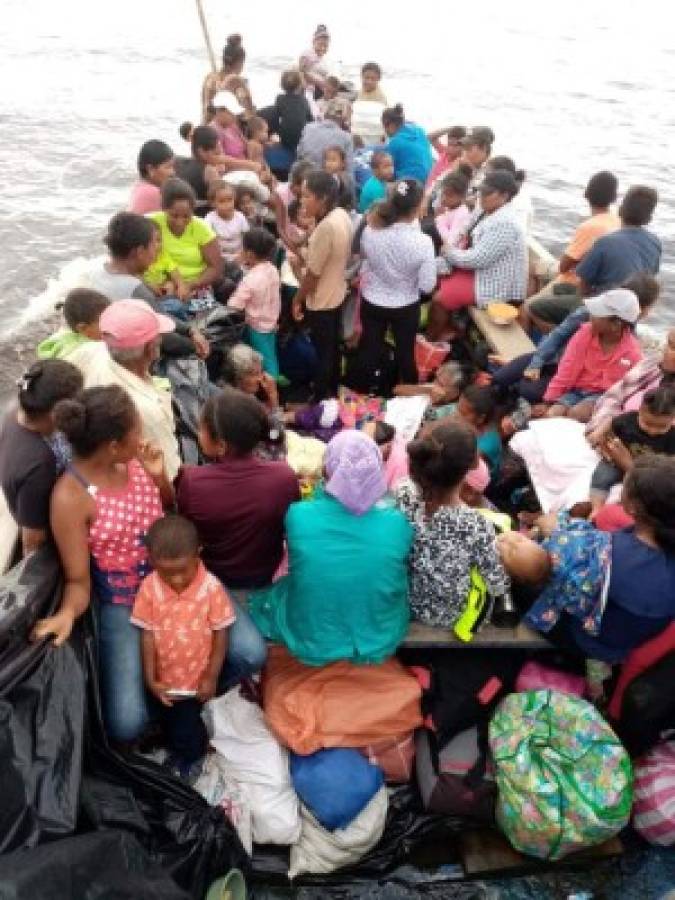 Comienza la lluvia sobre La Mosquitia y pobladores son evacuados por llegada del huracán Iota