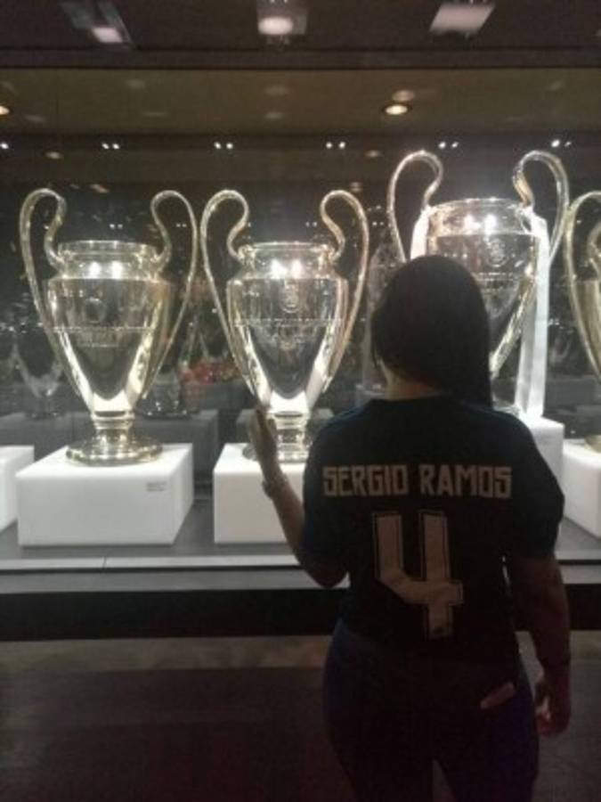 Gaby Perdomo, la guapa seguidora del Real Madrid y fanática de Sergio Ramos