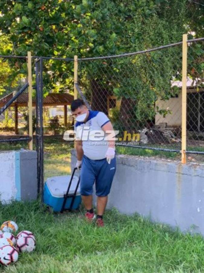 Medidas de bioseguridad y distanciamiento: Así fue el primer día de trabajo de la Sub-20 de Honduras en La Ceiba