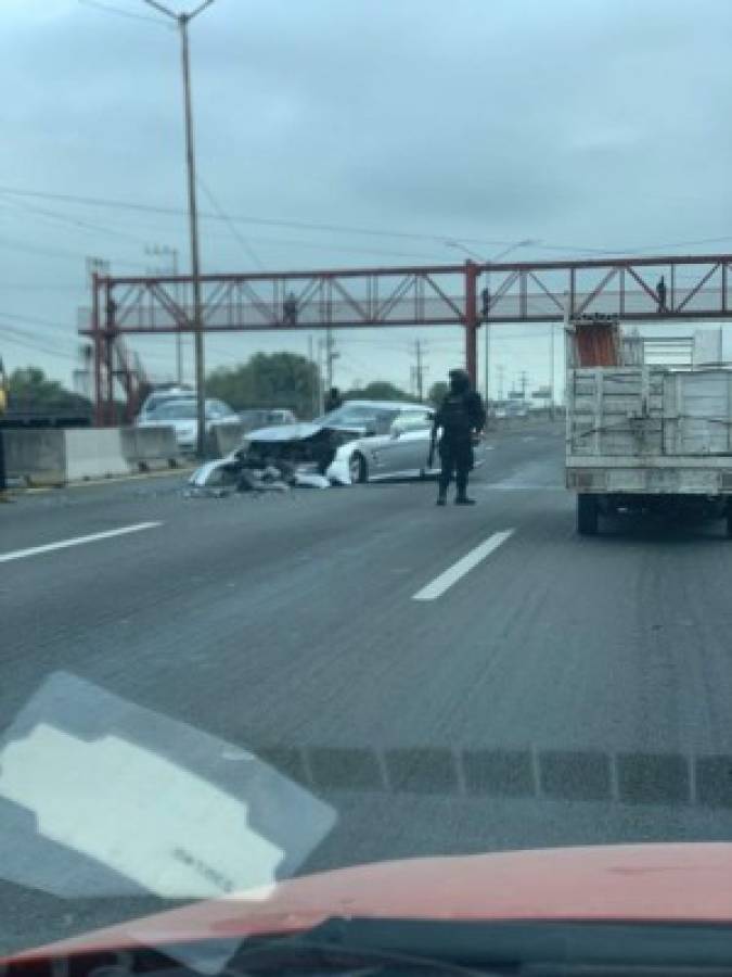 ¡Qué susto! Tuca Ferretti se accidenta y destruye su lujoso Mercedes Benz