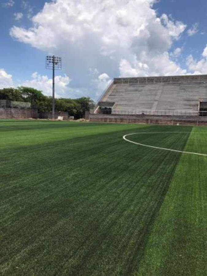 ¡CASI LISTO! Así luce estadio que inaugurarán Olimpia-Motagua en Choluteca