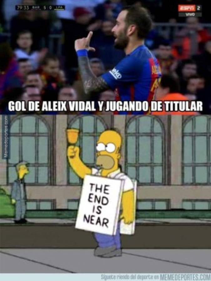 ¡Paliza del Barcelona y los memes no tardan en llegar!