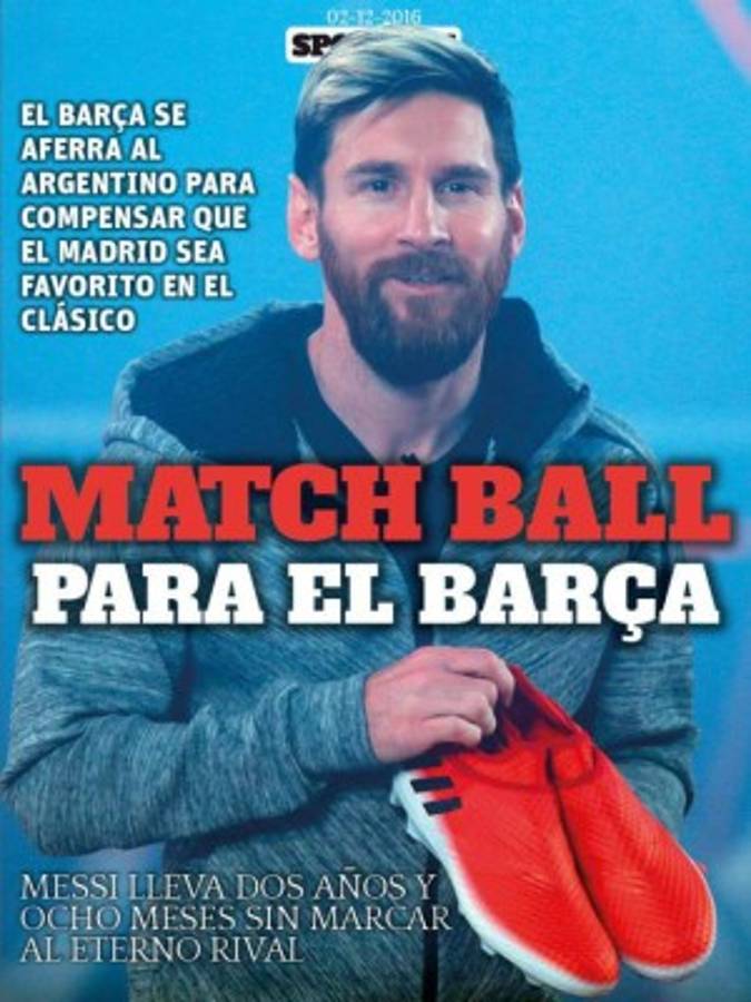 El clásico Barcelona-Real Madrid acapara las portadas en Europa