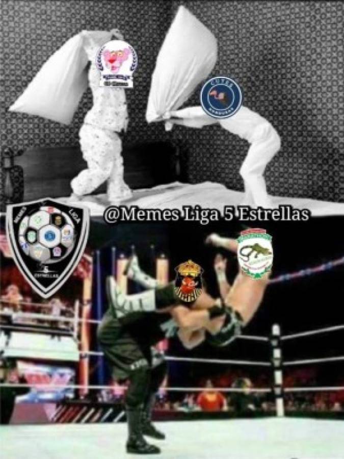 Memes: 'Trituran' al Motagua por dejar escapar el gane en el clásico ante Olimpia