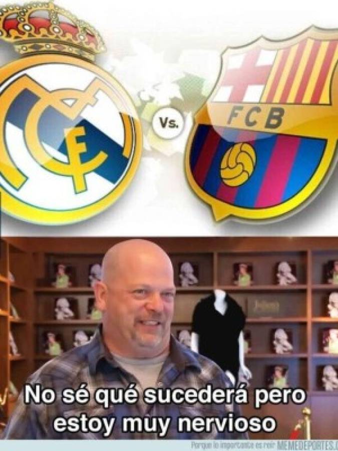 Los imperdibles memes que ya calientan el clásico español entre Barcelona y Real Madrid