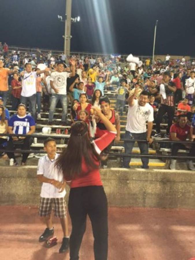 El juego Olimpia-Motagua en Nueva Orleans contado en imágenes