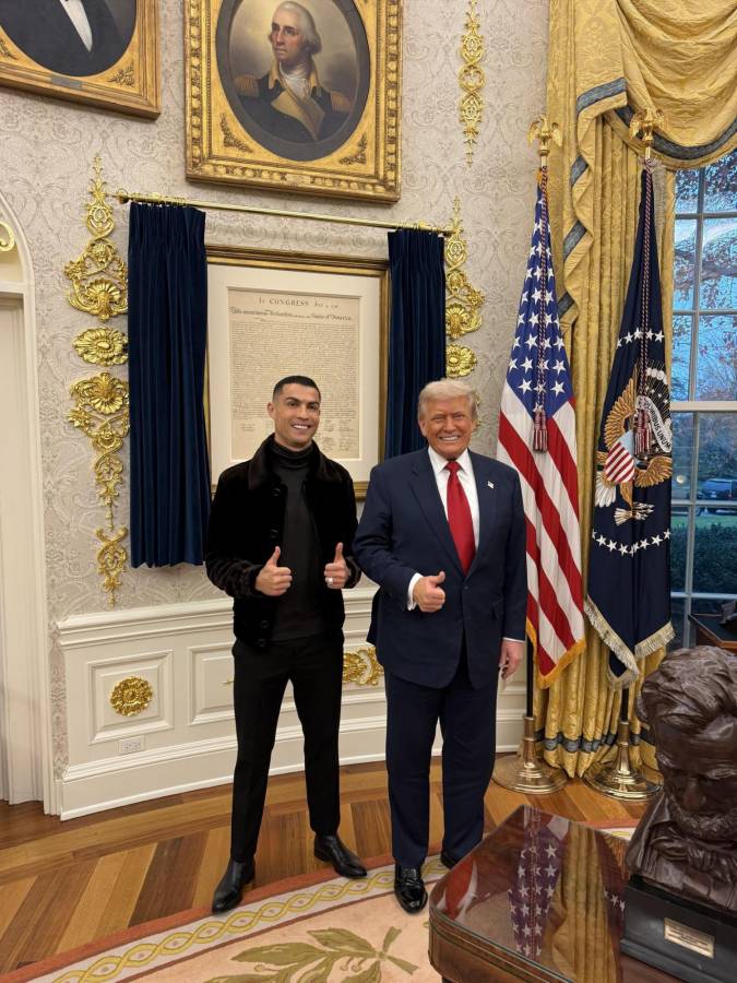 Donald Trump le dice en la cara a Cristiano Ronaldo quién es el mejor de la historia y el motivo de la cena en la Casa Blanca