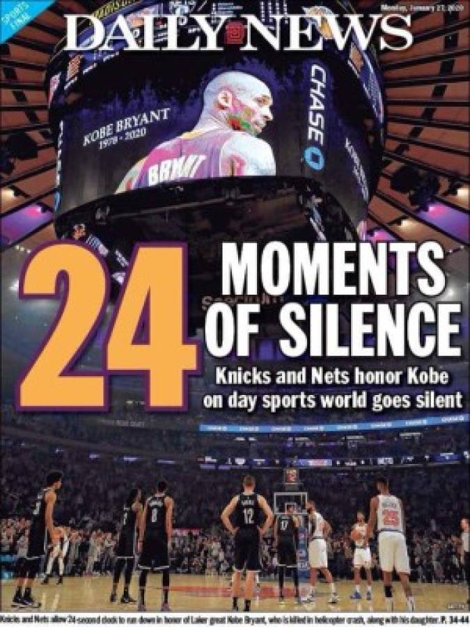 Tristes portadas: El deporte llora la muerte de Kobe Bryant, leyenda de la NBA