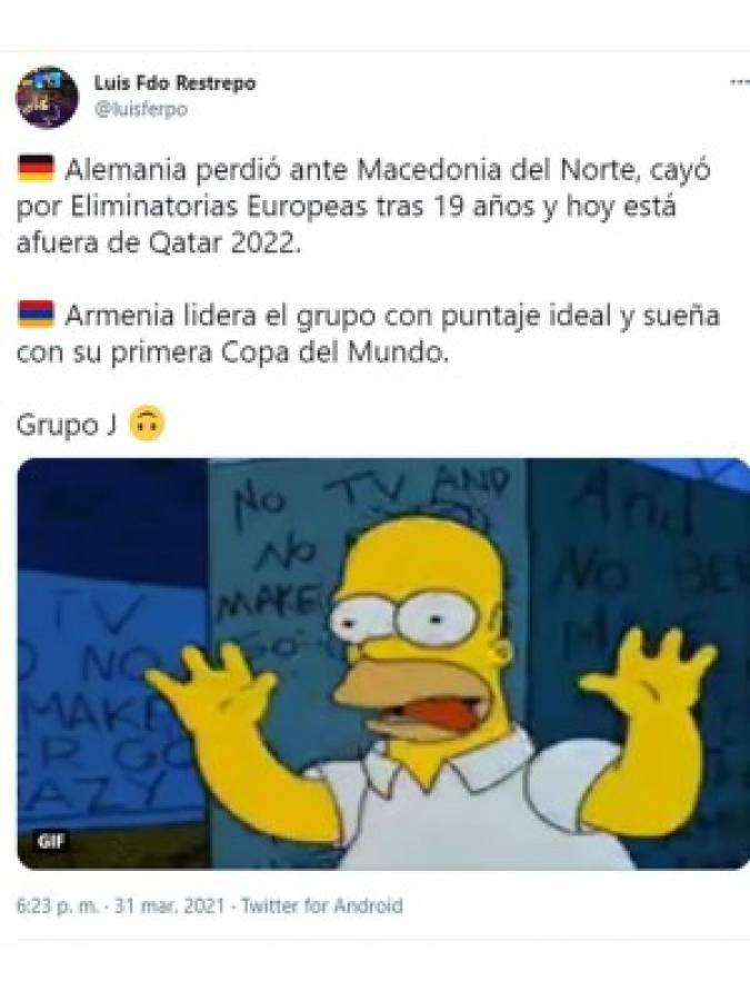 Messi y Argentina son víctimas también: Los crueles memes que se burlan de Alemania por perder con Macedonia