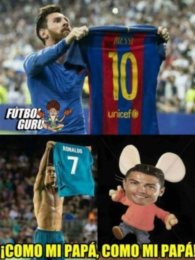Los divertidos memes que dejó la celebración de CR7 ante Barcelona