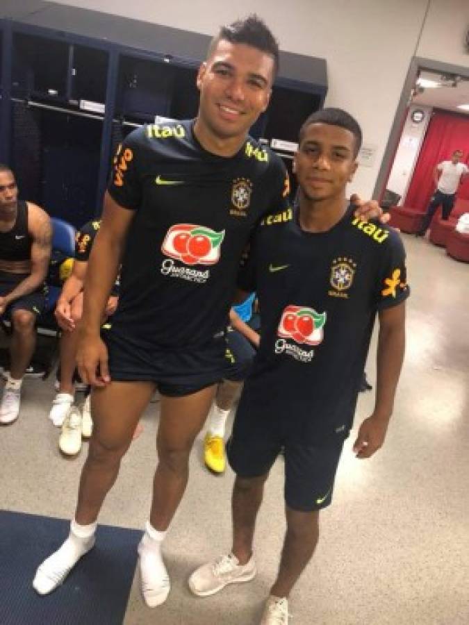 En fotos: El hondureño que se codeó con los cracks de la Selección de Brasil