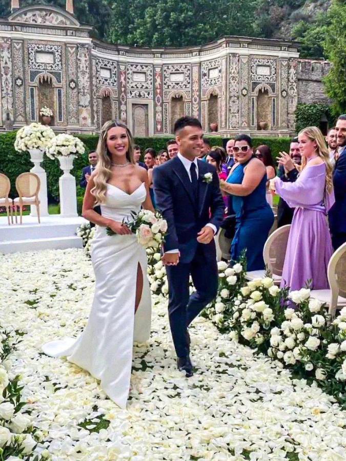 Lautaro Martínez se casó y Lukaku presentó su exuberante nueva novia antes de la final de Champions ante el City