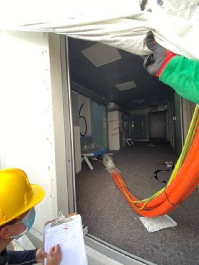 Desde adentro: Así se ven los dos hospitales móviles que llegaron a Honduras