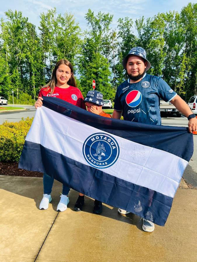 La familia que viajó desde el Sur de Carolina para ver a Motagua: el ambiente que se vivió antes del partido contra Municipal