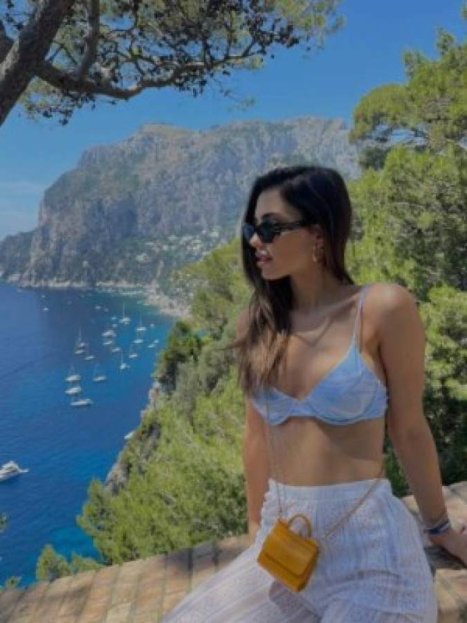 Sandra Garal, la infartante novia de Marco Asensio, deslumbra en sus vacaciones en Italia