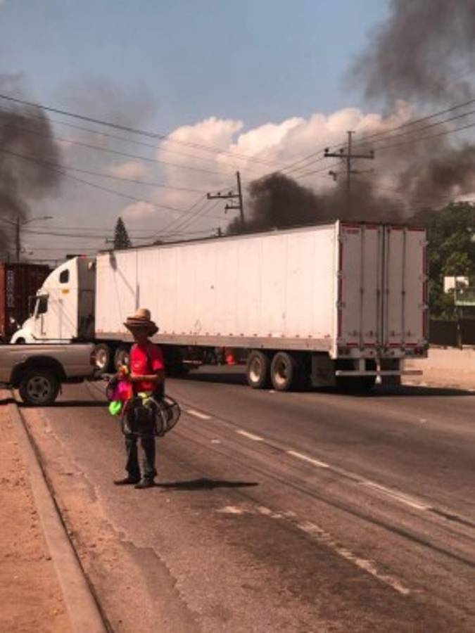 Las imágenes del sorpresivo paro de transporte en varias ciudades de Honduras