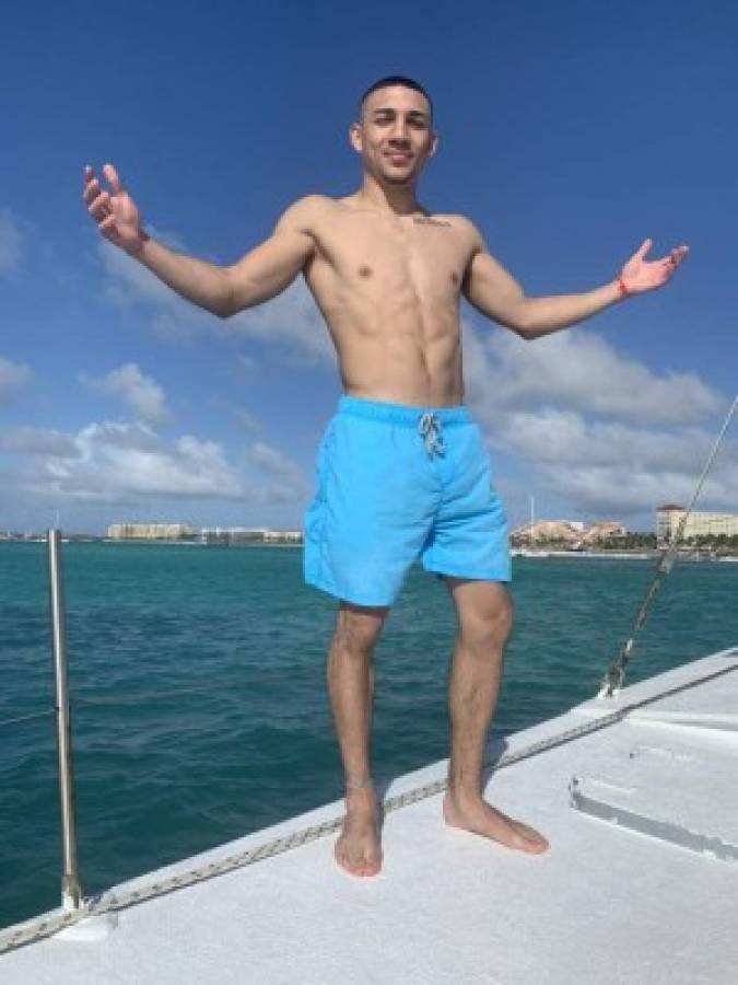 Las fotografías inéditas de boxeador hondureño Teofimo López