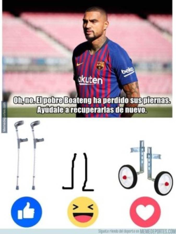 Boateng, Barcelona y los imperdibles memes del empate ante el Huesca