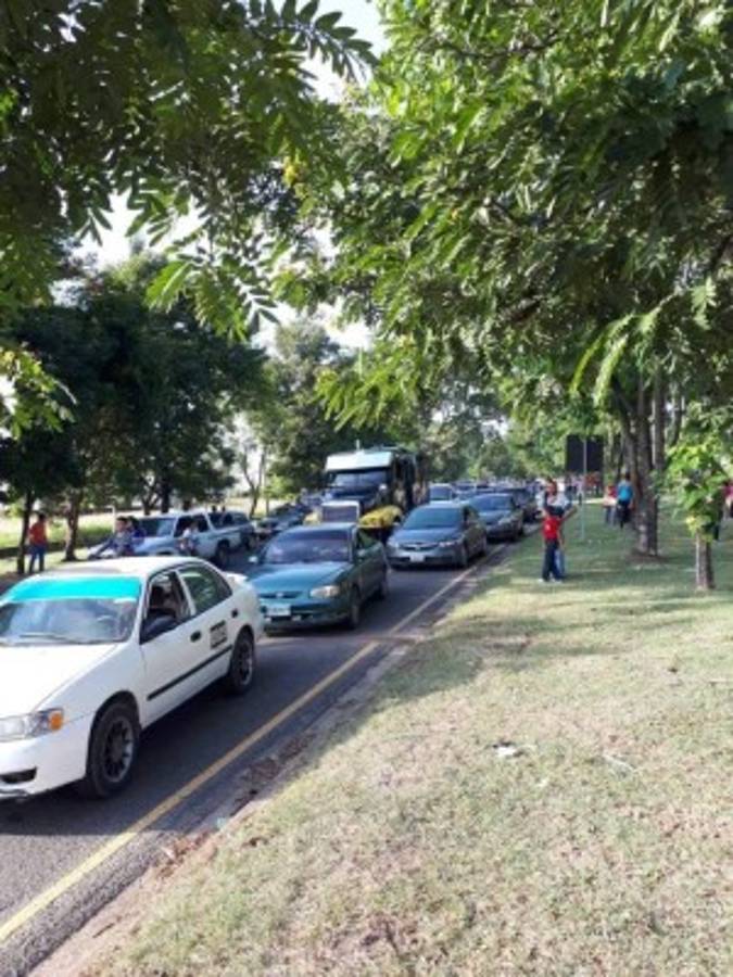 Las imágenes del sorpresivo paro de transporte en varias ciudades de Honduras