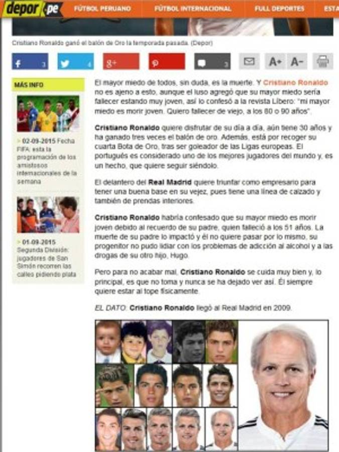 Así reaccionó el mundo con montajes de DIEZ sobre Cristiano Ronaldo