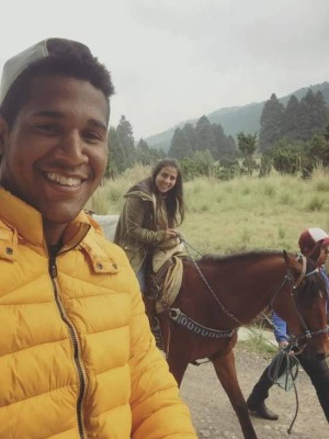 Ella es María José, la futura esposa del cubano del Marathón Yaudel Lahera