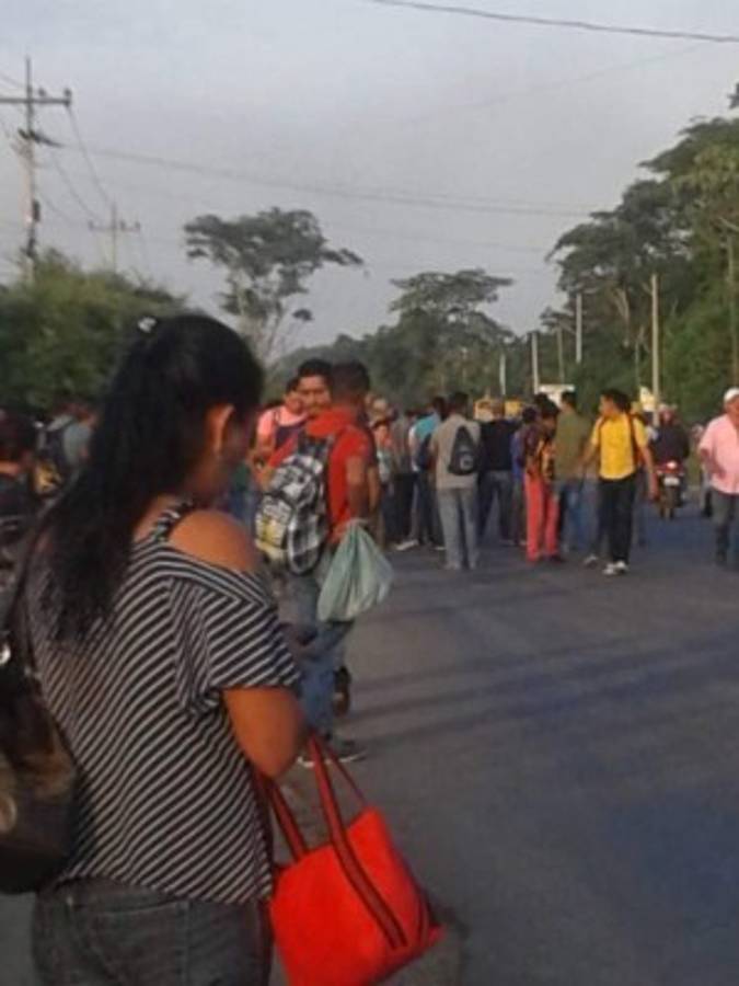 Las imágenes del sorpresivo paro de transporte en varias ciudades de Honduras