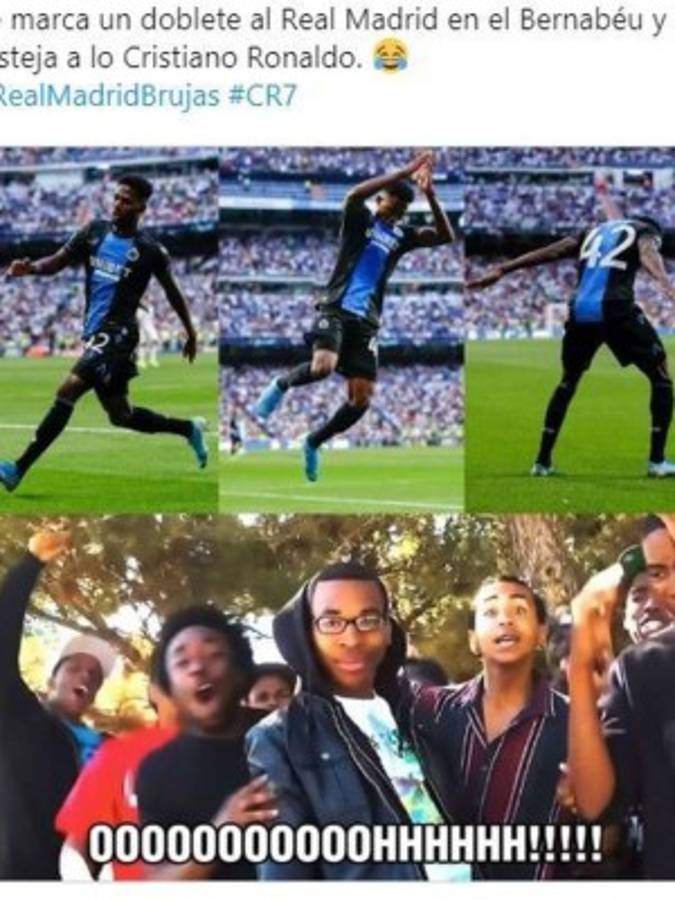 Los memes 'trituran' a Courtois y al Real Madrid por el sufrido empate ante el Brujas