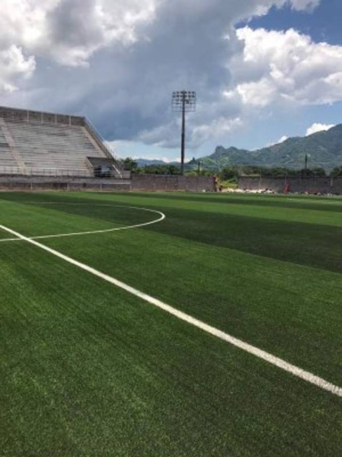 ¡CASI LISTO! Así luce estadio que inaugurarán Olimpia-Motagua en Choluteca