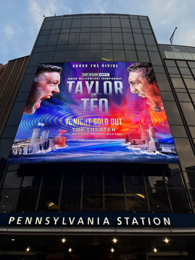 Por Honduras: Los fieles seguidores de Teófimo López, la hermosa pareja de Josh Taylor y habrá llenazo en el Madison Square Garden