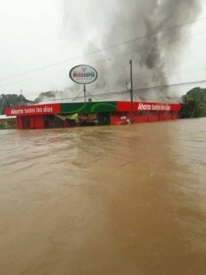 Los estragos causados por lluvias en Costa Rica a pocas horas el choque con Honduras