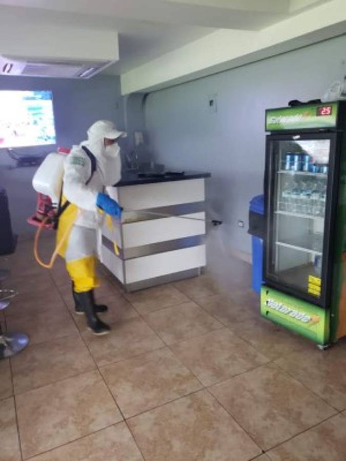 ¡Sanitización y operativos! Las imágenes previo al Motagua-Comunicaciones por Liga Concacaf