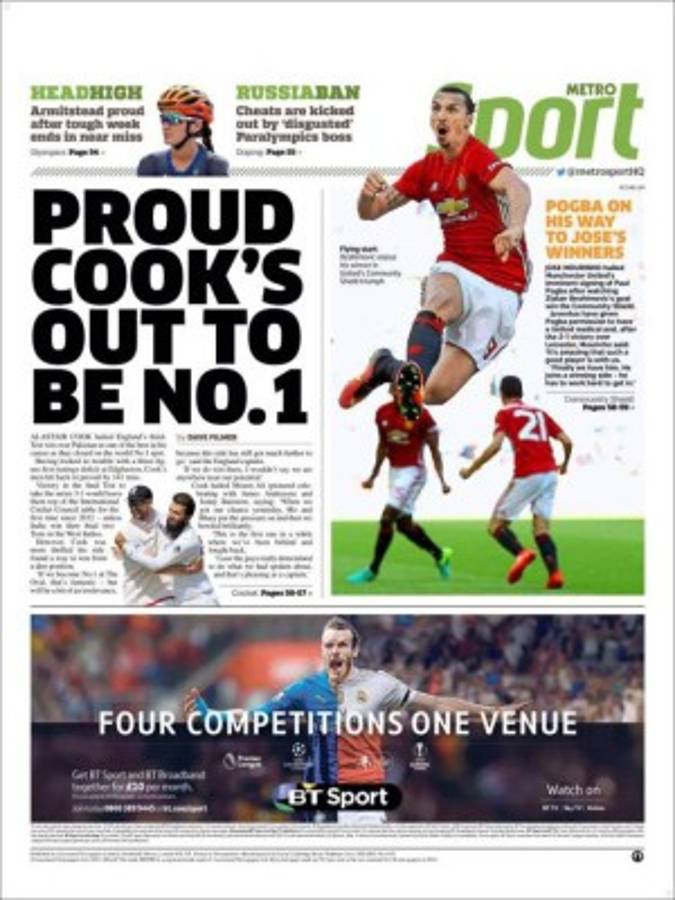 PORTADAS: Esto amaneció diciendo la prensa deportiva en el mundo