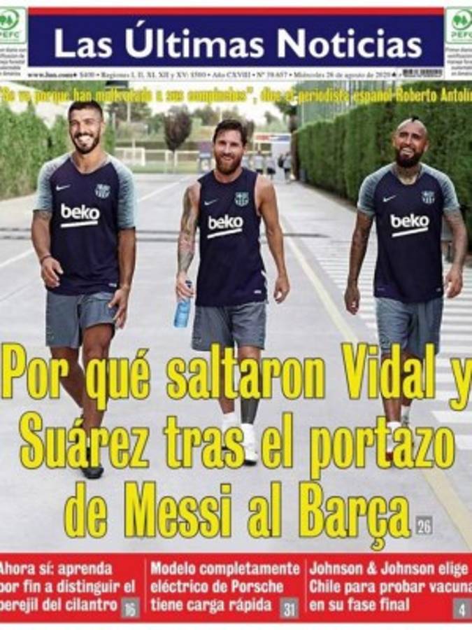'Lío Mundial en la City': Messi causa revuelo en las portadas de los medios tras pedir su salida del Barça