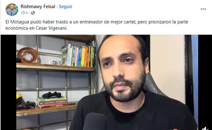 Así reaccionó la prensa al fichaje de César Vigevani como nuevo DT de Motagua; periodista de ESPN dice que el idóneo era otro