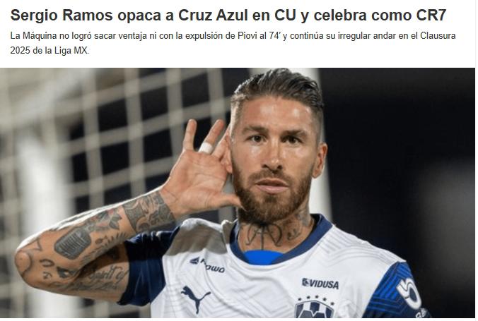 ¡Faitelson causó revuelo! Sergio Ramos anota su segundo gol con Rayados y la prensa reacciona: “Una salvajada total; el mago del equipo”