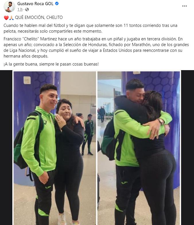 Así vivió el Chelito Martínez su primera experiencia en avión y el conmovedor reencuentro con su hermana en Estados Unidos