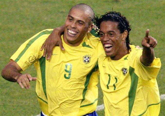 Ronaldo y Ronaldinho conquistaron el Mundial del 2002 con la selección de Brasil.