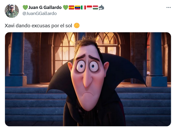 El pez muere por su propia boca: Xavi es víctima de los memes luego de quejarse del sol en el partido contra Getafe