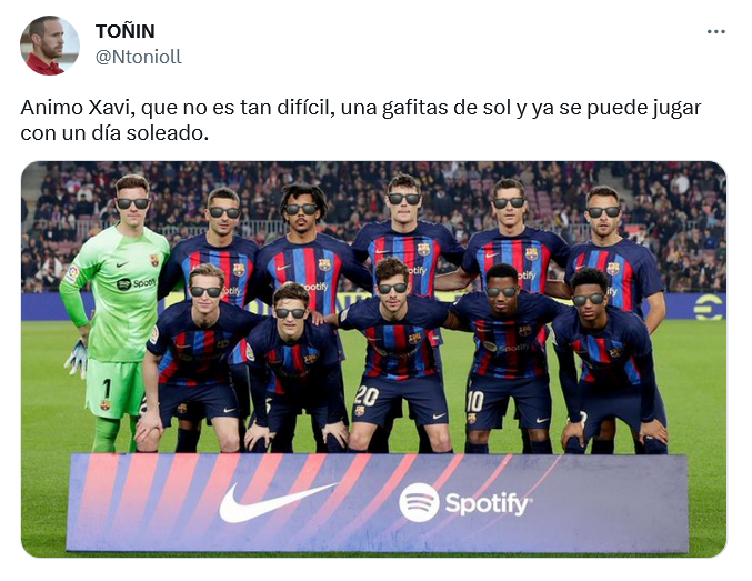 El pez muere por su propia boca: Xavi es víctima de los memes luego de quejarse del sol en el partido contra Getafe