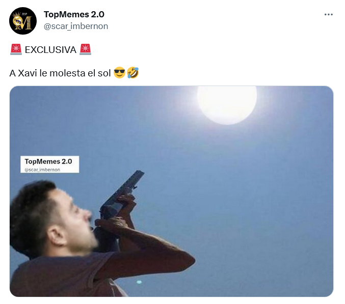 El pez muere por su propia boca: Xavi es víctima de los memes luego de quejarse del sol en el partido contra Getafe